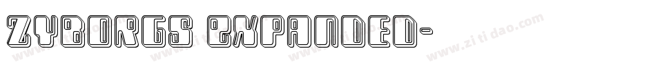 Zyborgs Expanded字体转换
